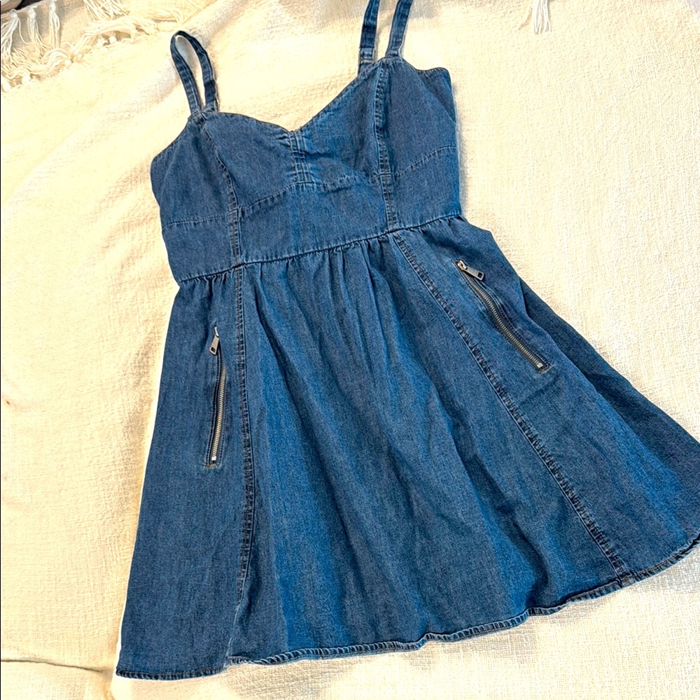 DKNY Blue Denim Dress